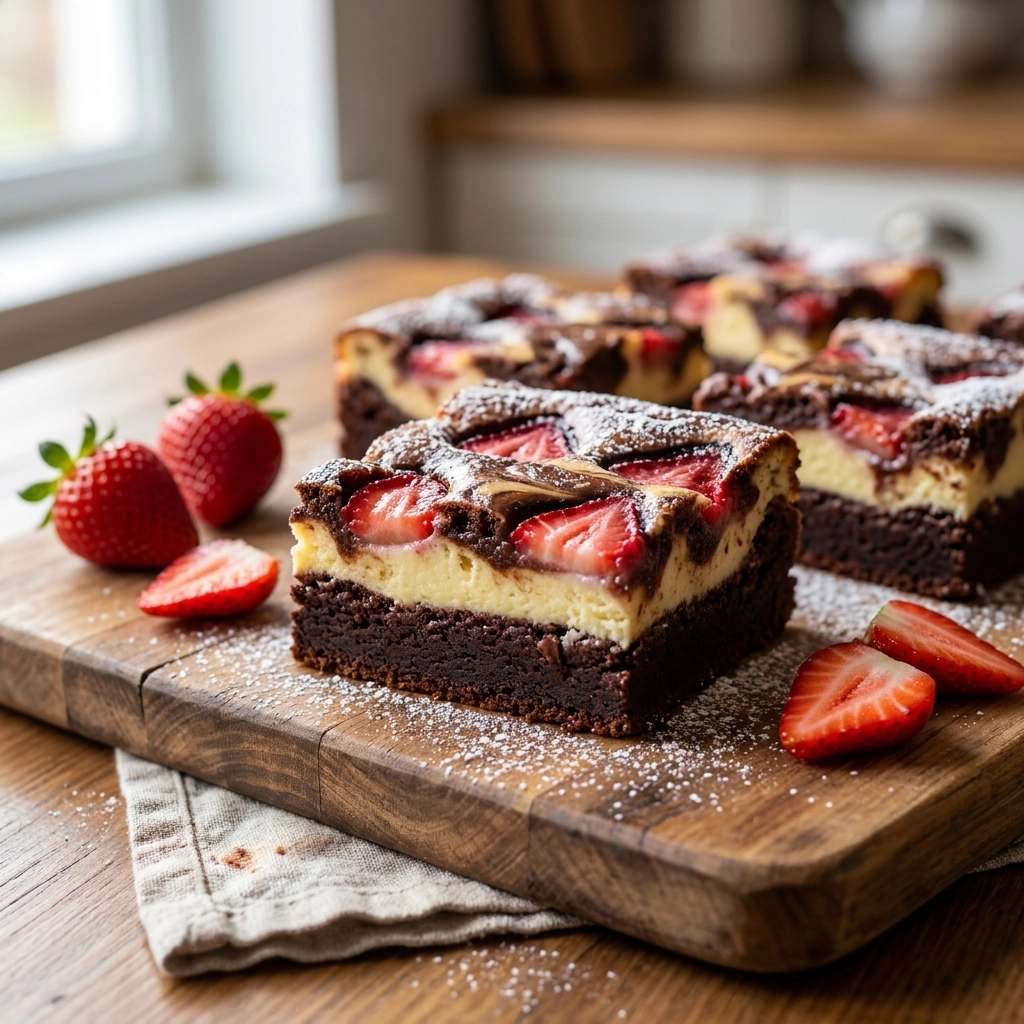 Strawberry Cheesecake Brownies: The Ultimate Decadent Fusion | Easy Dessert Bars