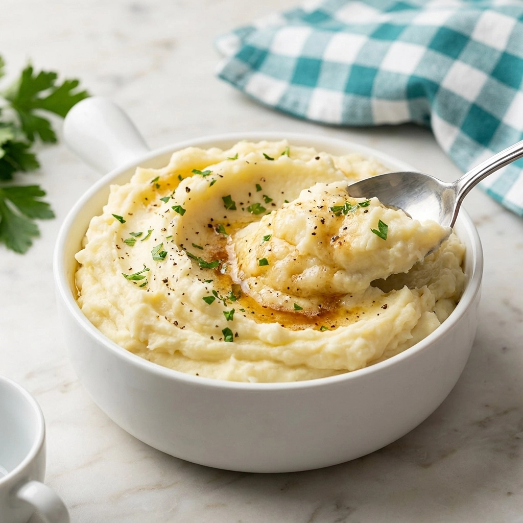 Slow Cooker Browned Butter Mashed Potatoes | Easy Holiday Side Dish Recipe