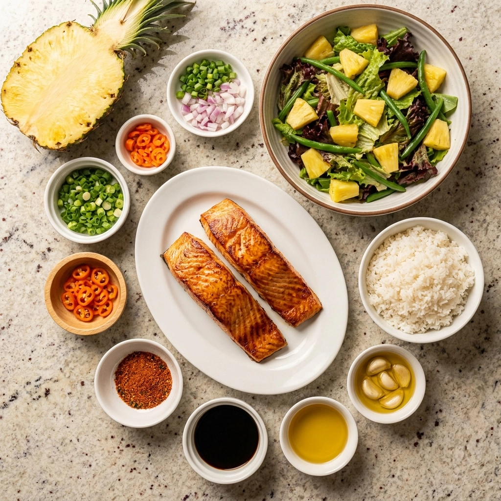 Teriyaki Salmon Pineapple Bowls: A Tropical Weeknight Feast | Healthy Salmon Bowls