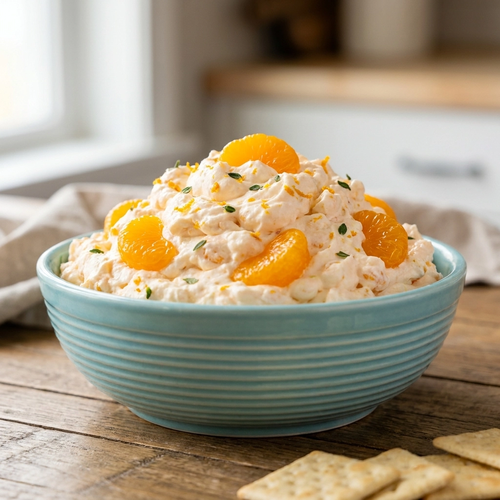 Dreamy Orange Creamsicle Fluff Salad: A Nostalgic Dessert Side | Easy Summer Dessert