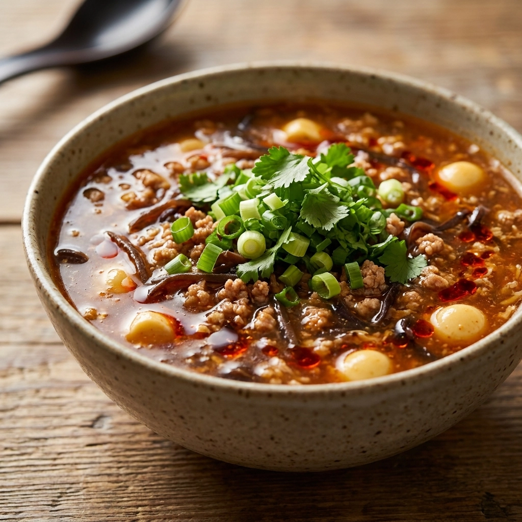 Authentic Chinese Style Hot and Sour Soup Recipe | Easy Homemade Chinese Soup
