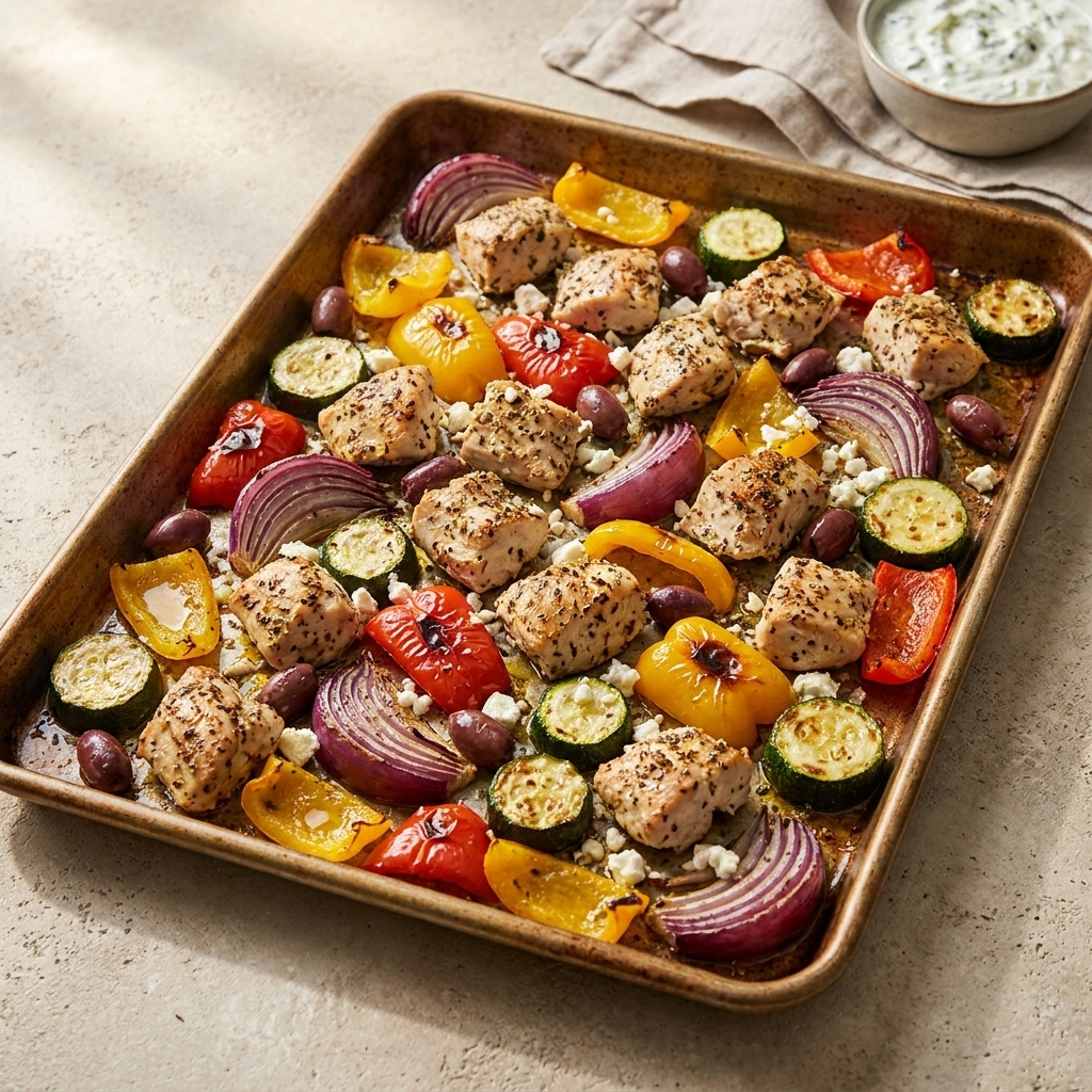 Greek Chicken Sheet Pan Dinner: A Zesty Weeknight Win | Easy Healthy Meal Prep