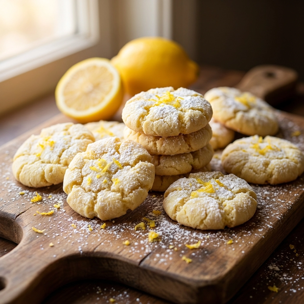 Easy Lemon Cake Mix Cookies with Zesty Glaze | Quick Lemon Dessert Recipe