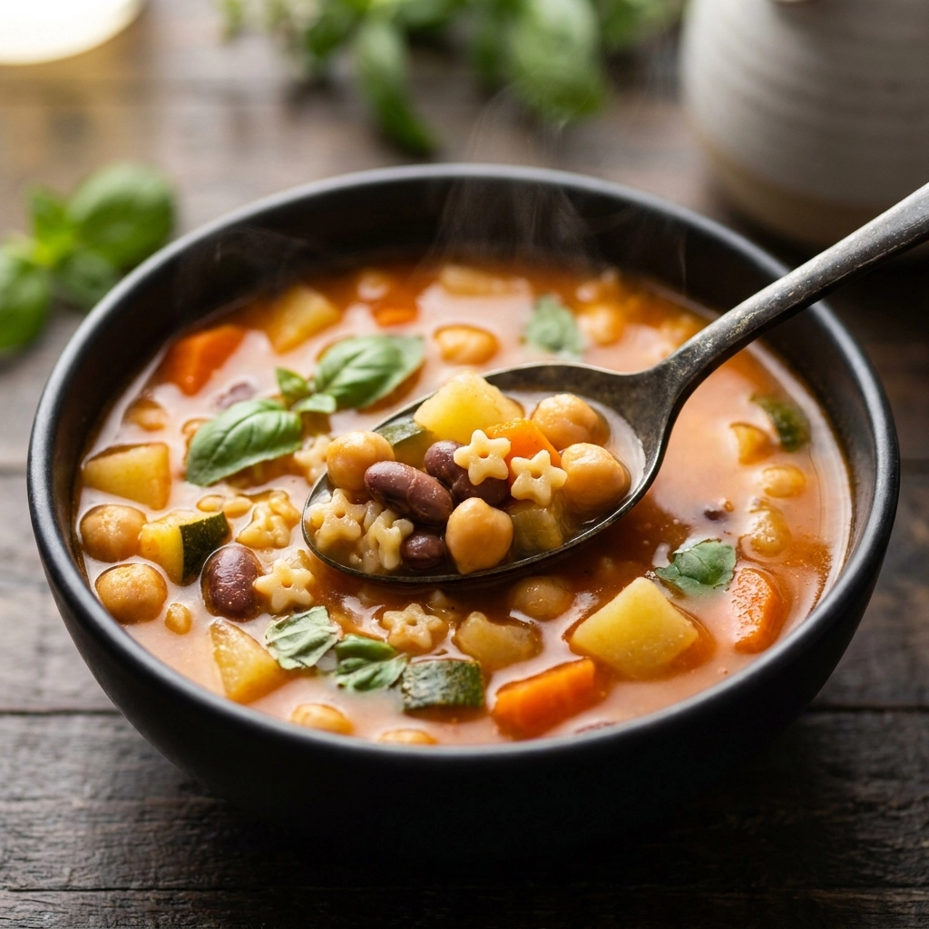 Longevity Soup (Blue Zones Minestrone) | Healthy Plant Based Vegetable Soup