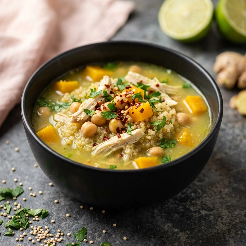 Hearty Chicken Quinoa Soup: A Nutrient-Packed Adventure | Healthy Meal Prep Soup