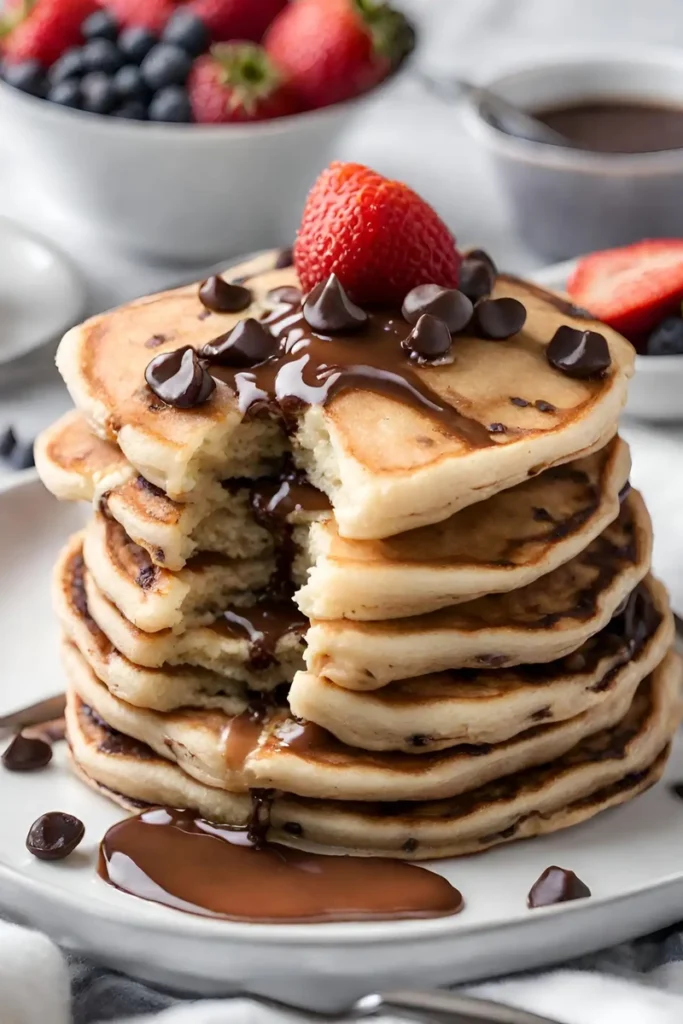 The Ultimate Fluffy Chocolate Chip Pancakes Recipe | Best Breakfast Brunch Ideas