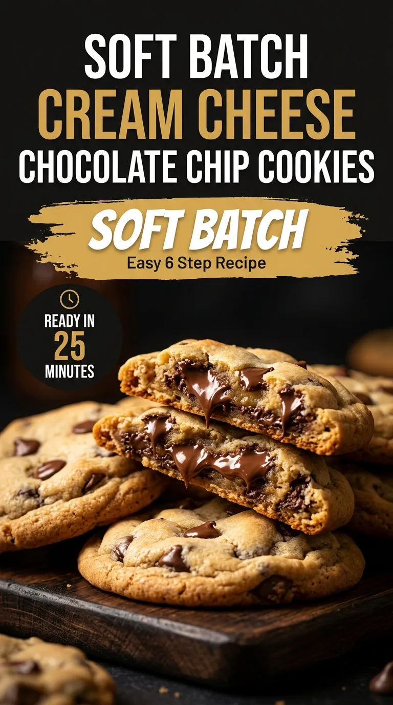 A stack of soft, thick chocolate chip cookies on a cooling rack, showing melted chocolate and a tender texture.