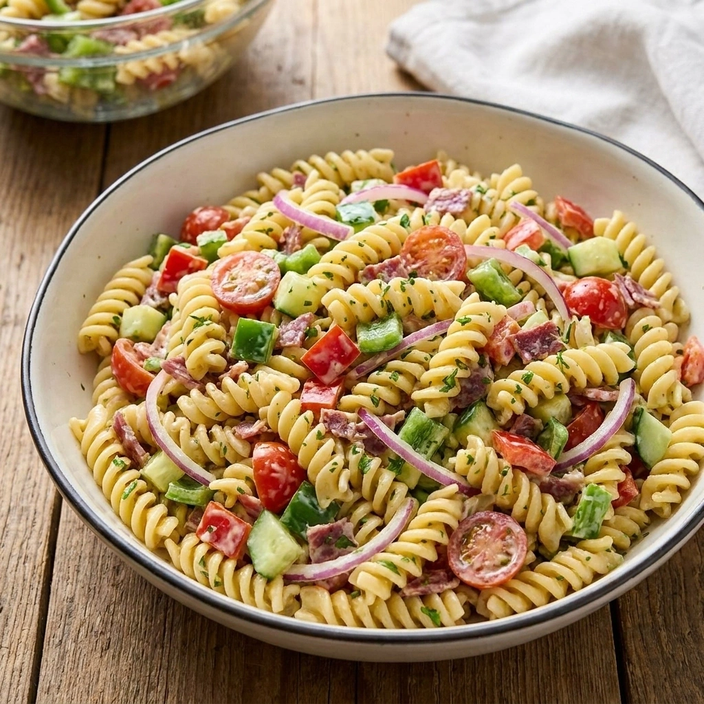 Italian Grinder Pasta Salad — The Ultimate Summer Side Dish! recipe