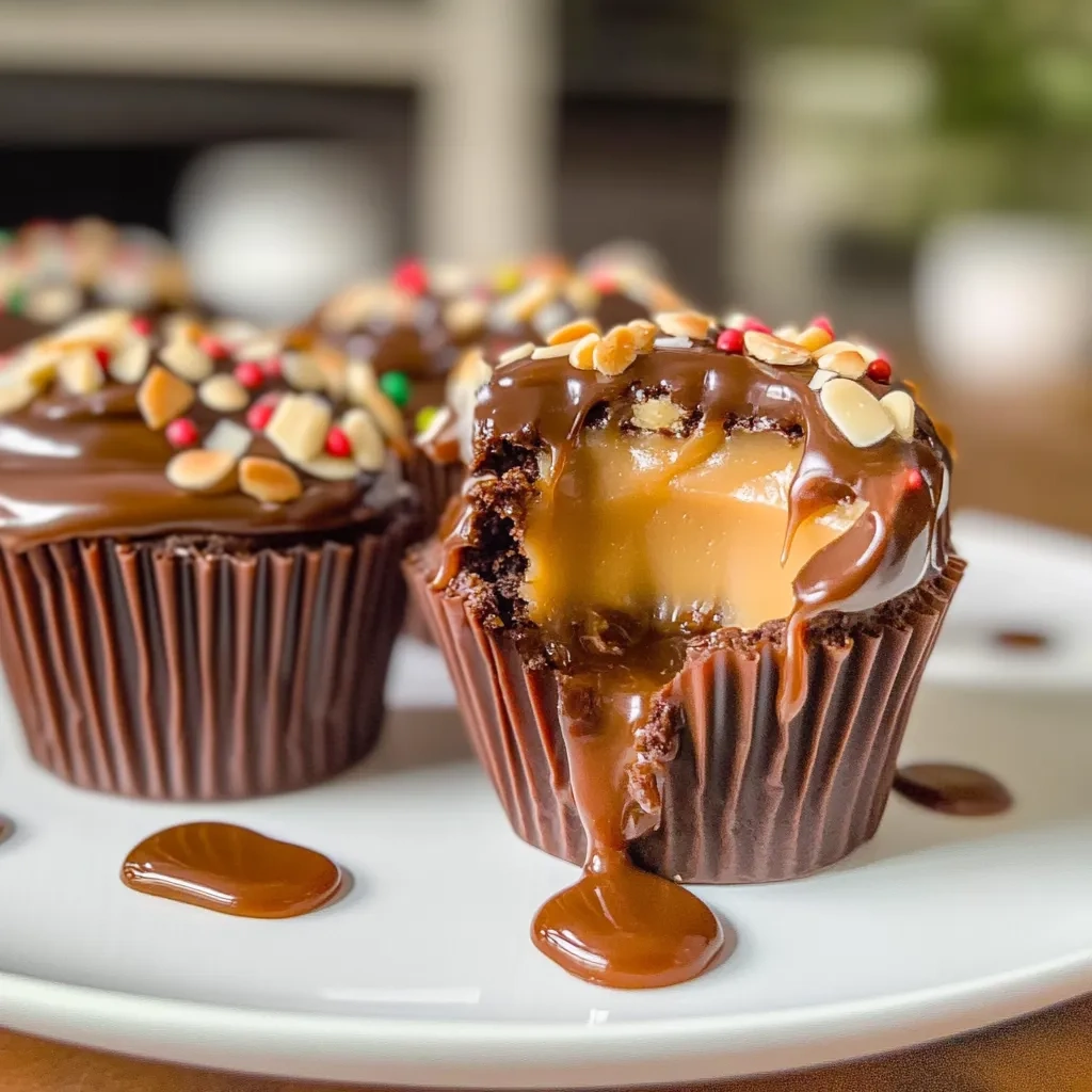 Irresistible Christmas Chocolate Caramel Cups Recipe recipe