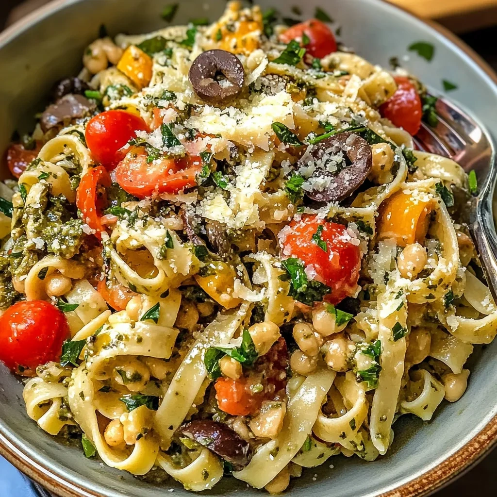 Refreshing Vegetarian Italian Pasta Salad Recipe recipe