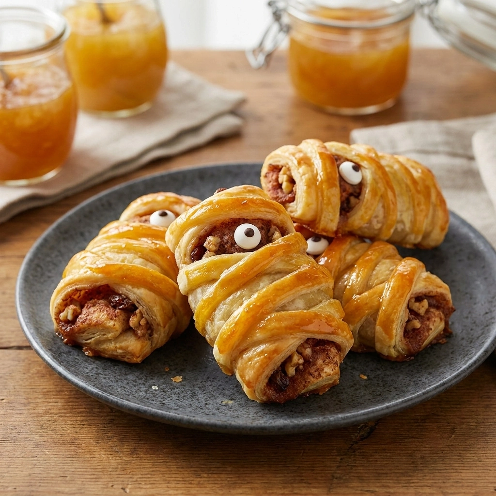 Spooky Halloween Mummy Breakfast Rolls Recipe to Delight Kids | Easy Halloween Breakfast recipe