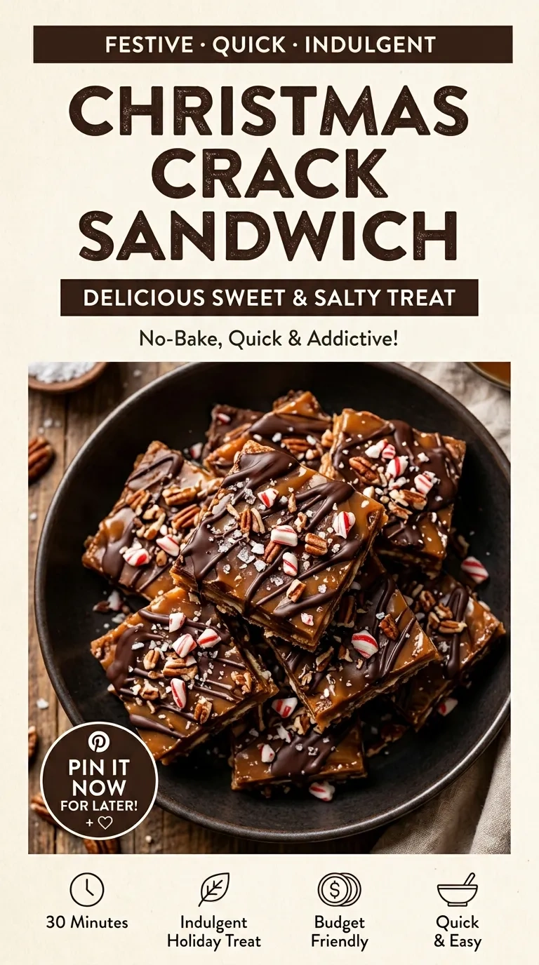 Christmas Crack Sandwich Recipe | Easy Holiday Appetizer for Party Platters recipe