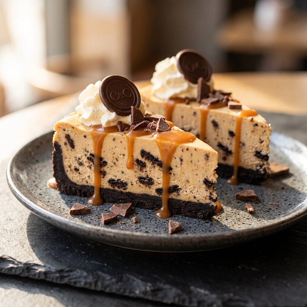 Irresistible Halloween Cookies and Cream Cheesecake Recipe | Spooky Dessert Idea recipe