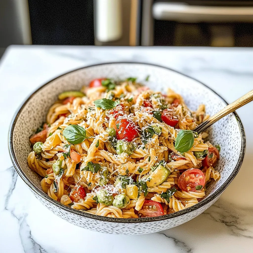 Savory Mexican Pasta Salad Recipe for Summer Gatherings recipe