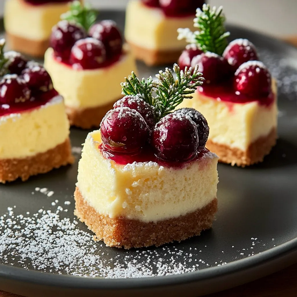 Discover Christmas Cheesecake Bites That Wow! recipe