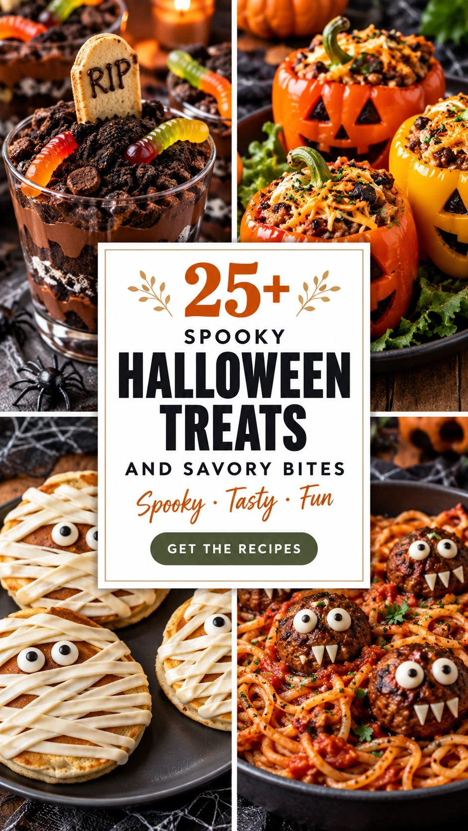 25+ Spooky Halloween Treats and Savory Bites recipe