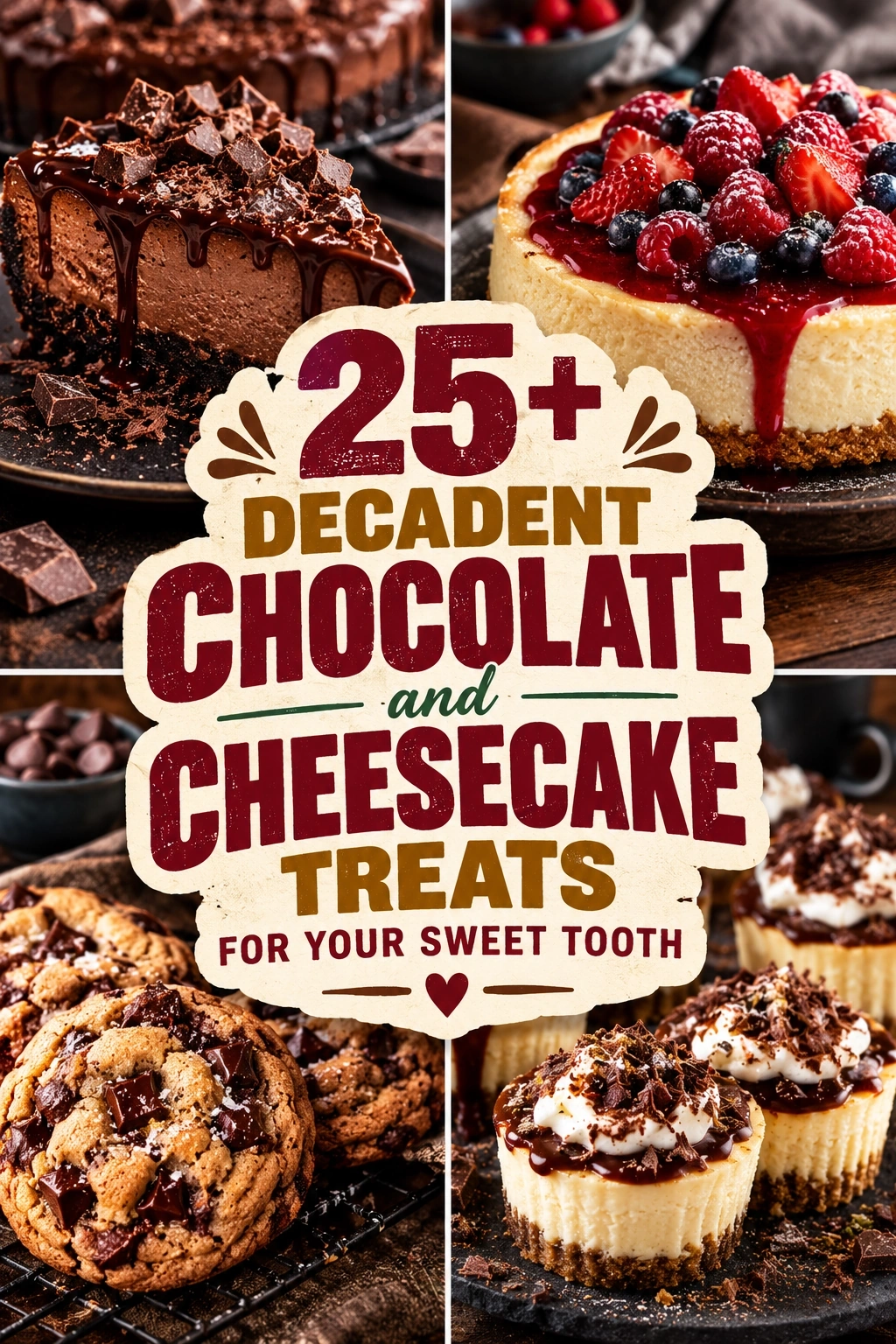 25+ Decadent Chocolate and Cheesecake Treats for Your Sweet Tooth recipe